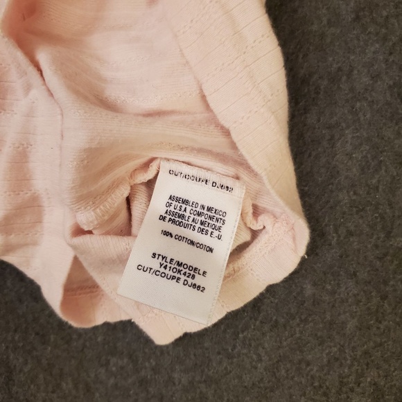 GUESS Adorable baby pink stretchy tube top with lace lining and bralette - Picture 3 of 11